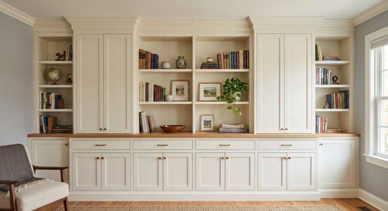 Built In Bookshelves Installation in Winston Salem, NC