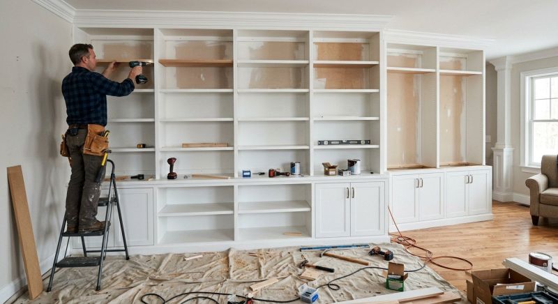 Built In Furniture Construction in Woodbridge, VA